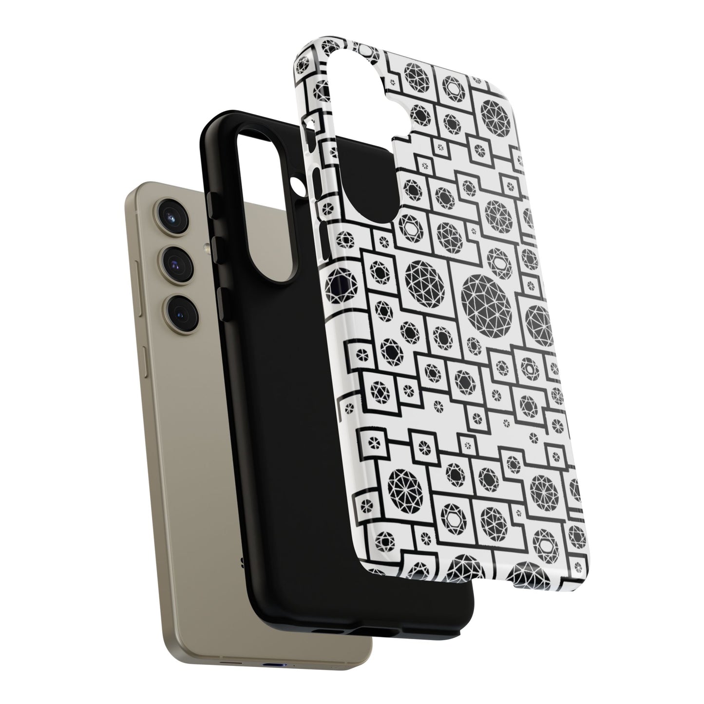 Unique Geometric Phone Case - For iPhone, Google Pixel, and Samsung Galaxy