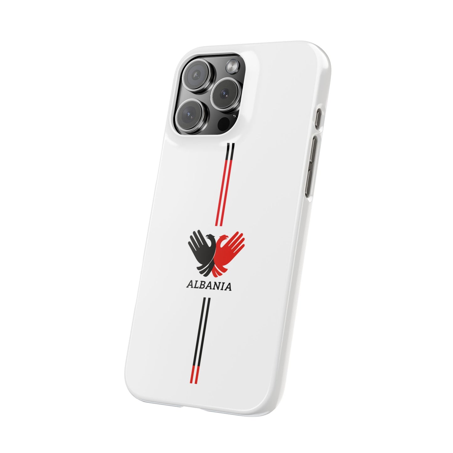 Albania Slim Phone Case | Stylish Mobile Cover, Unique Gift for Travelers, Phone Accessory for Albanian Pride, Home Decor