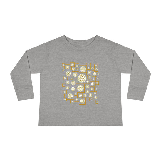 Geometric Heritage Kids' Toddler Long Sleeve Tee