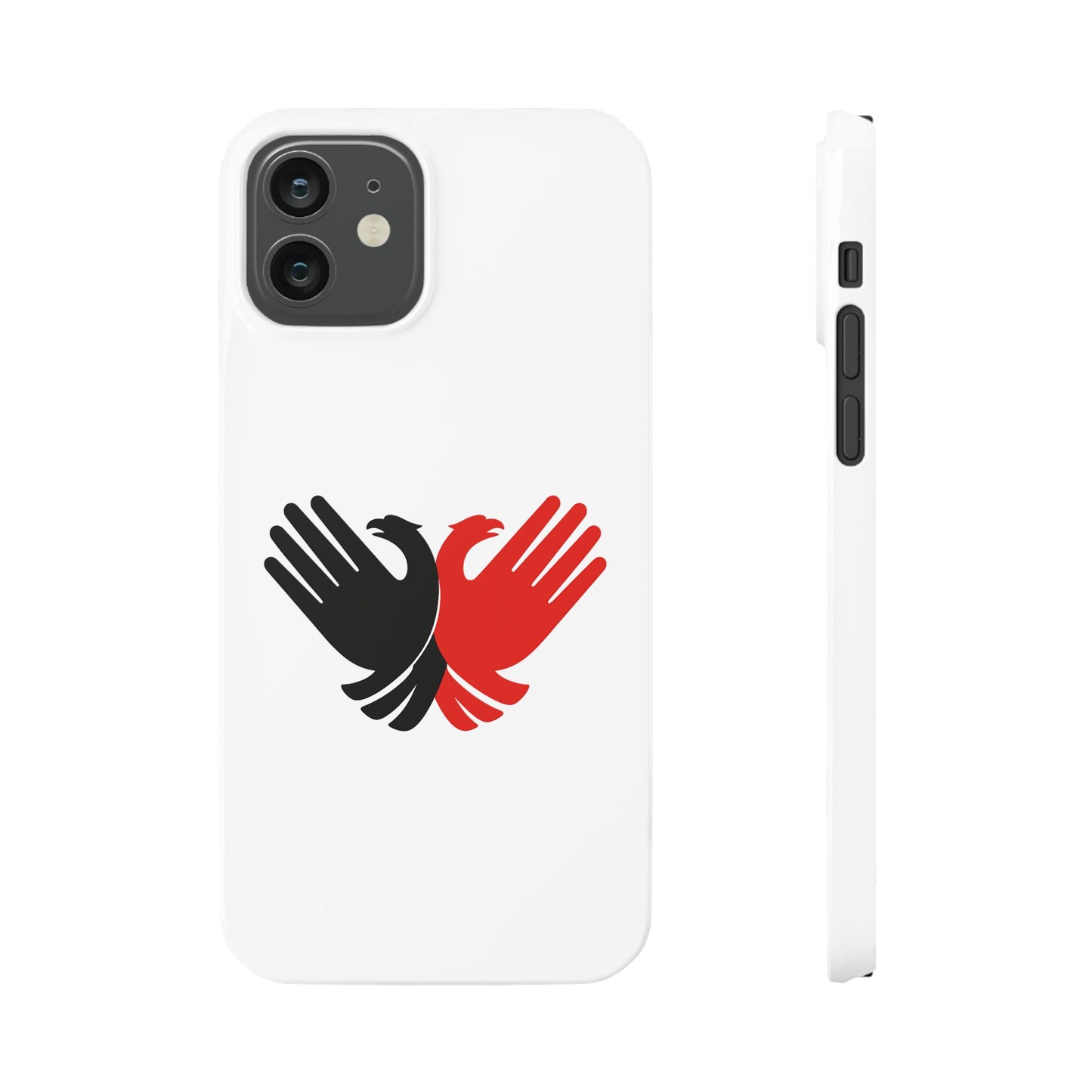 Phone Case, Slim Case with Double Headed Eagle Hands Design, Protective Cover, Thin Case, Eagle Lover Gift, Unique Phone Accessory