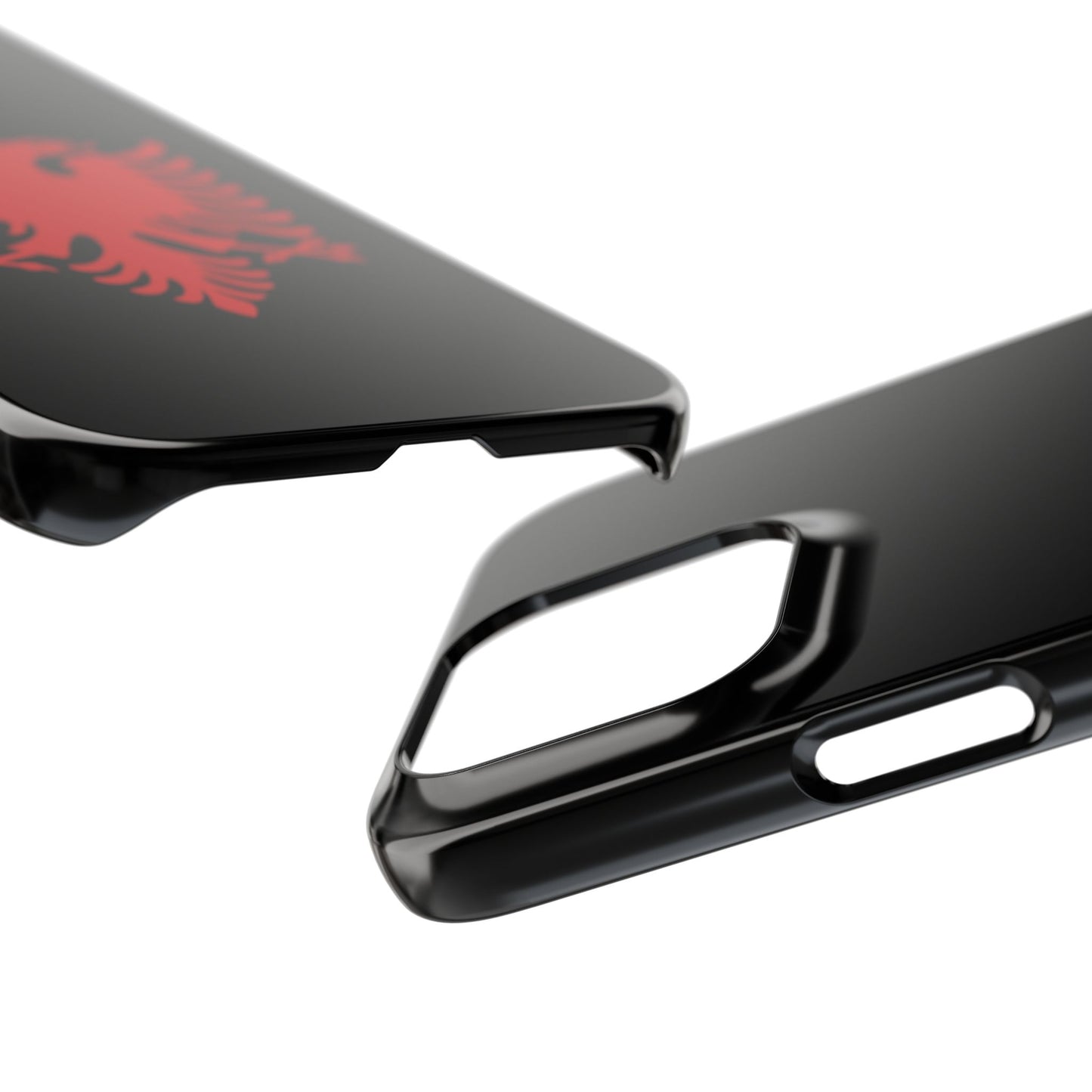 Slim Cases - Albania Double Headed Eagle, Albanian Flag Phone Cover, Patriotic Phone Case, National Symbol Gift, Unique Phone Accessories