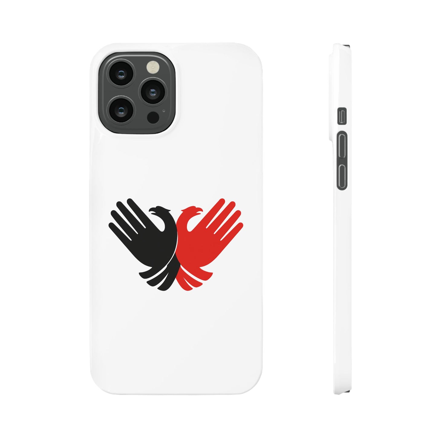 Phone Case, Slim Case with Double Headed Eagle Hands Design, Protective Cover, Thin Case, Eagle Lover Gift, Unique Phone Accessory