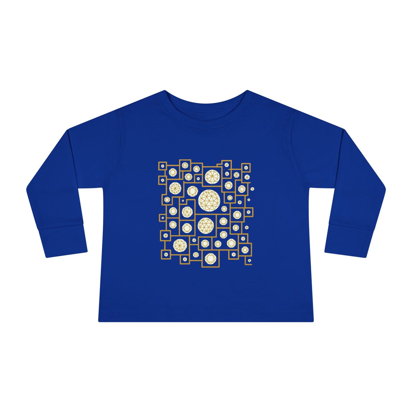 Geometric Heritage Kids' Toddler Long Sleeve Tee