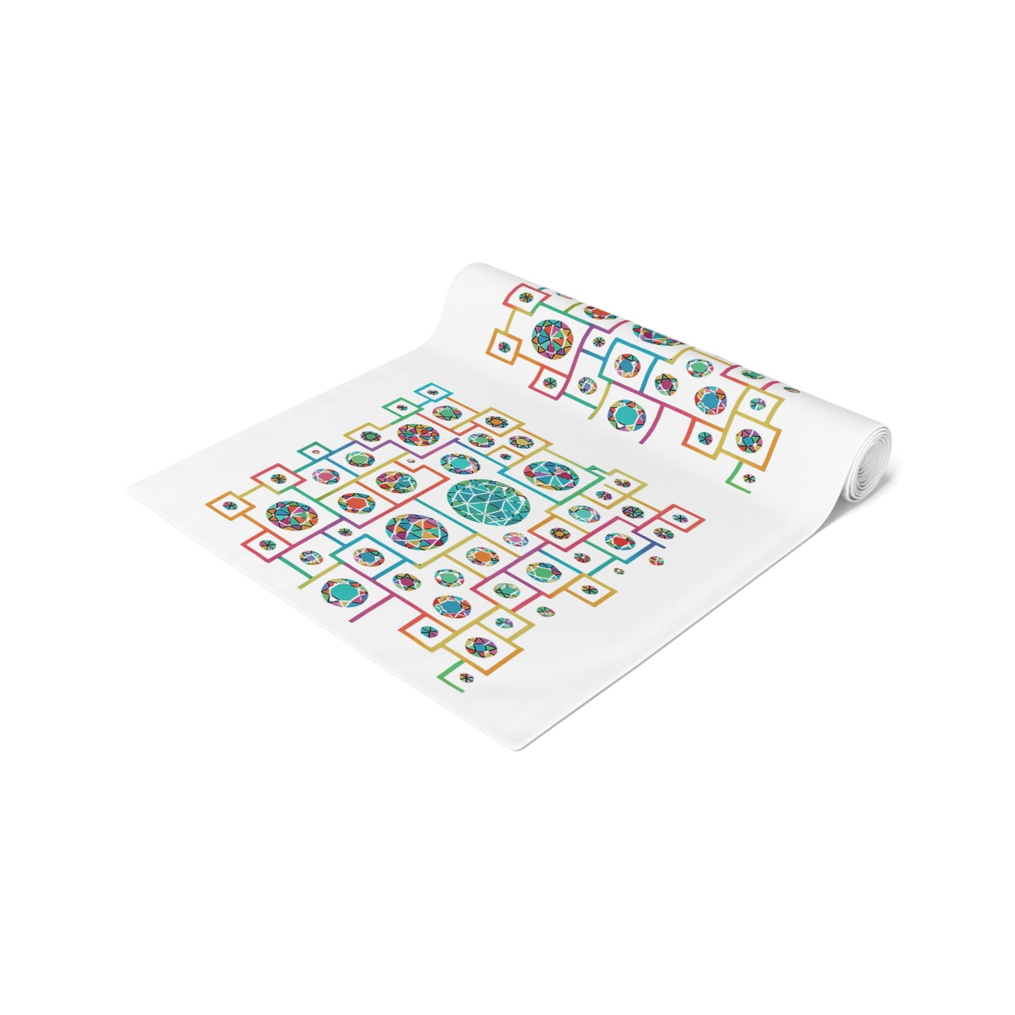 Geometric Heritage Table Runner