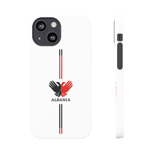 Albania Slim Phone Case | Stylish Mobile Cover, Unique Gift for Travelers, Phone Accessory for Albanian Pride, Home Decor