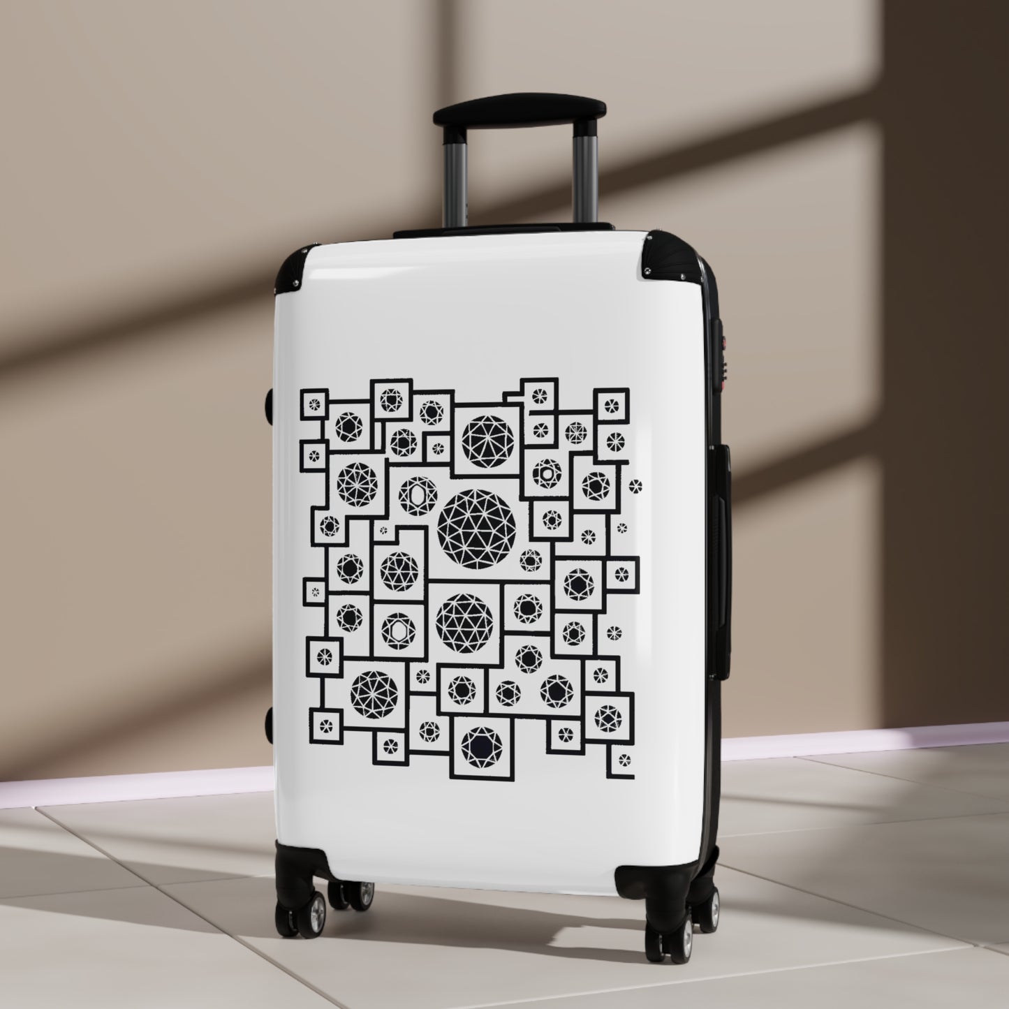 Geometric Heritage Design Suitcase
