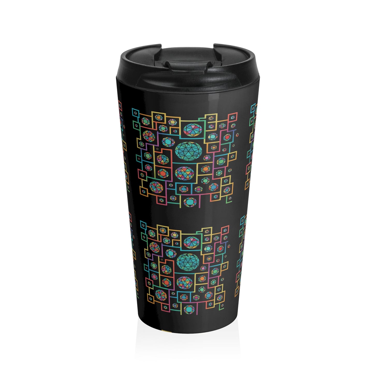 Geometric Heritage Travel Tumbler