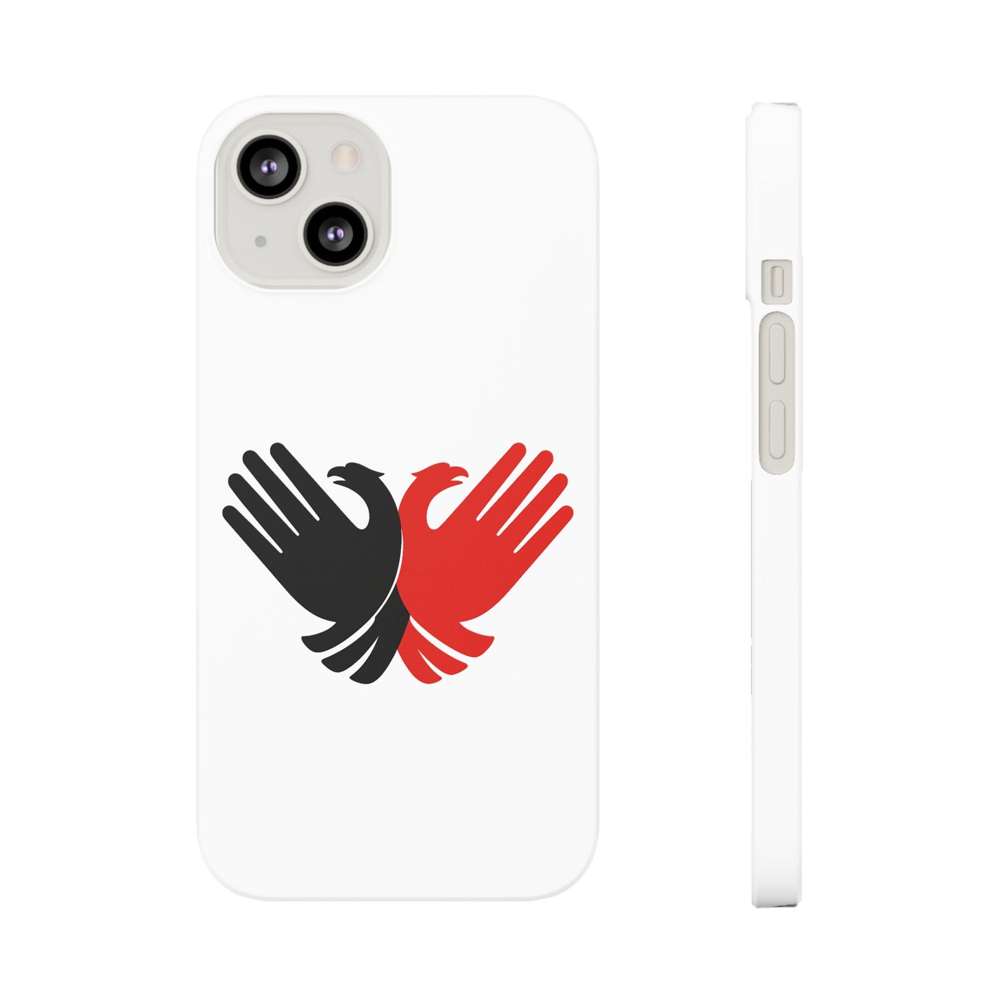 Phone Case, Slim Case with Double Headed Eagle Hands Design, Protective Cover, Thin Case, Eagle Lover Gift, Unique Phone Accessory