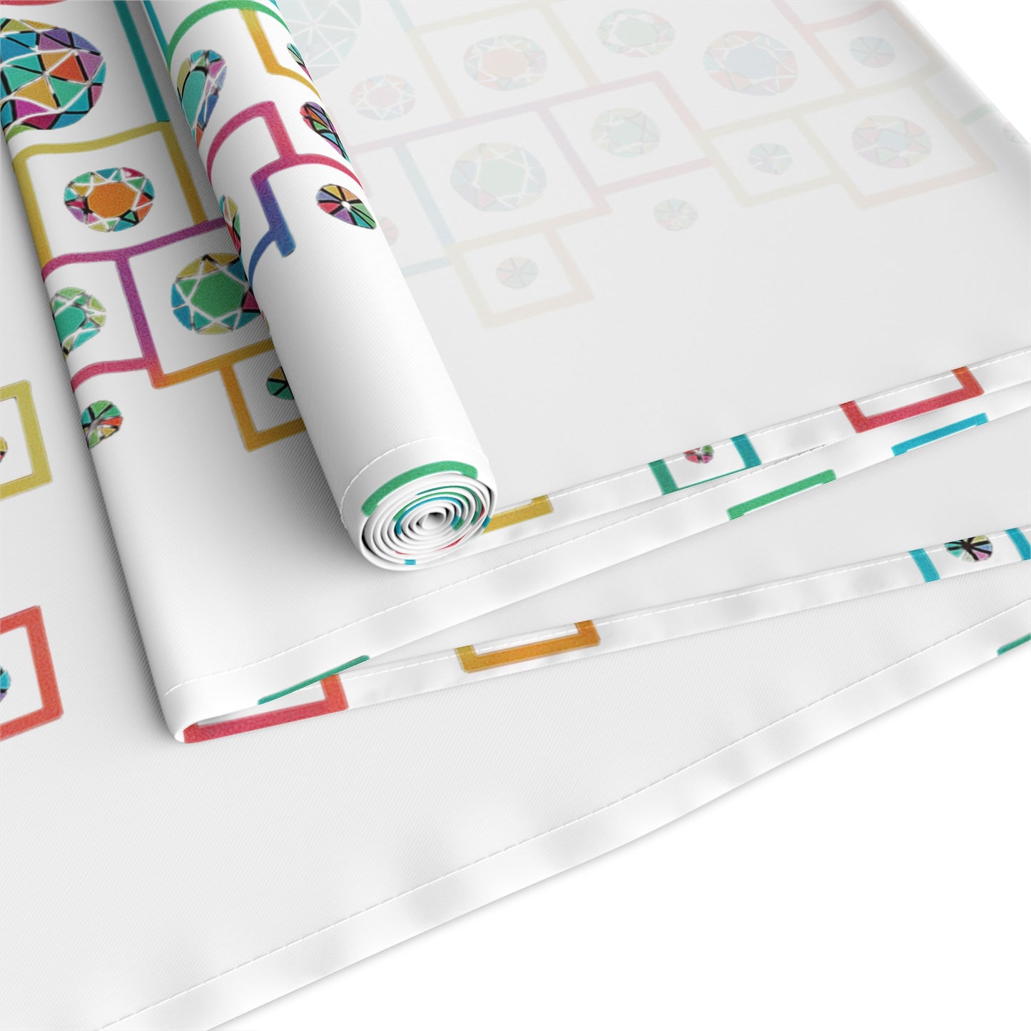 Geometric Heritage Table Runner