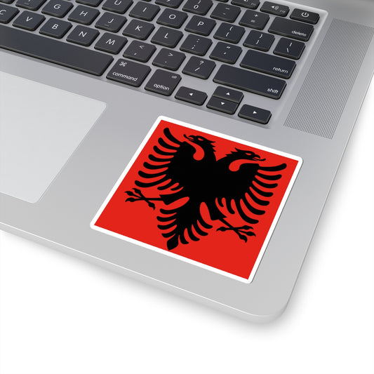 Albanian Eagle Kiss-Cut Stickers | Laptop Decor, Car Accessories, Travel Gifts, Party Favors, Journal Stickers