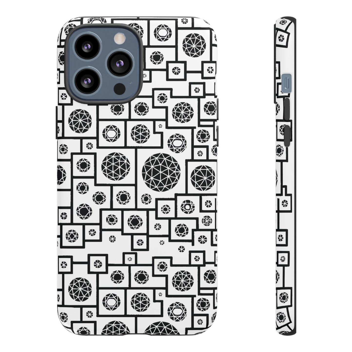 Unique Geometric Phone Case - For iPhone, Google Pixel, and Samsung Galaxy