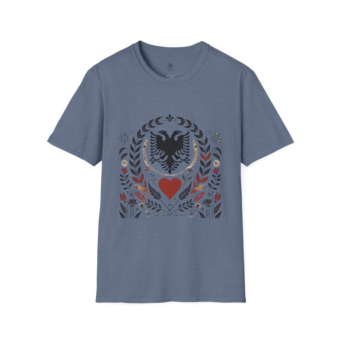 Mother's Day T-Shirt with Albanian Motifs- Gift for Mom, Ethnic Graphic Tee, Family Tradition