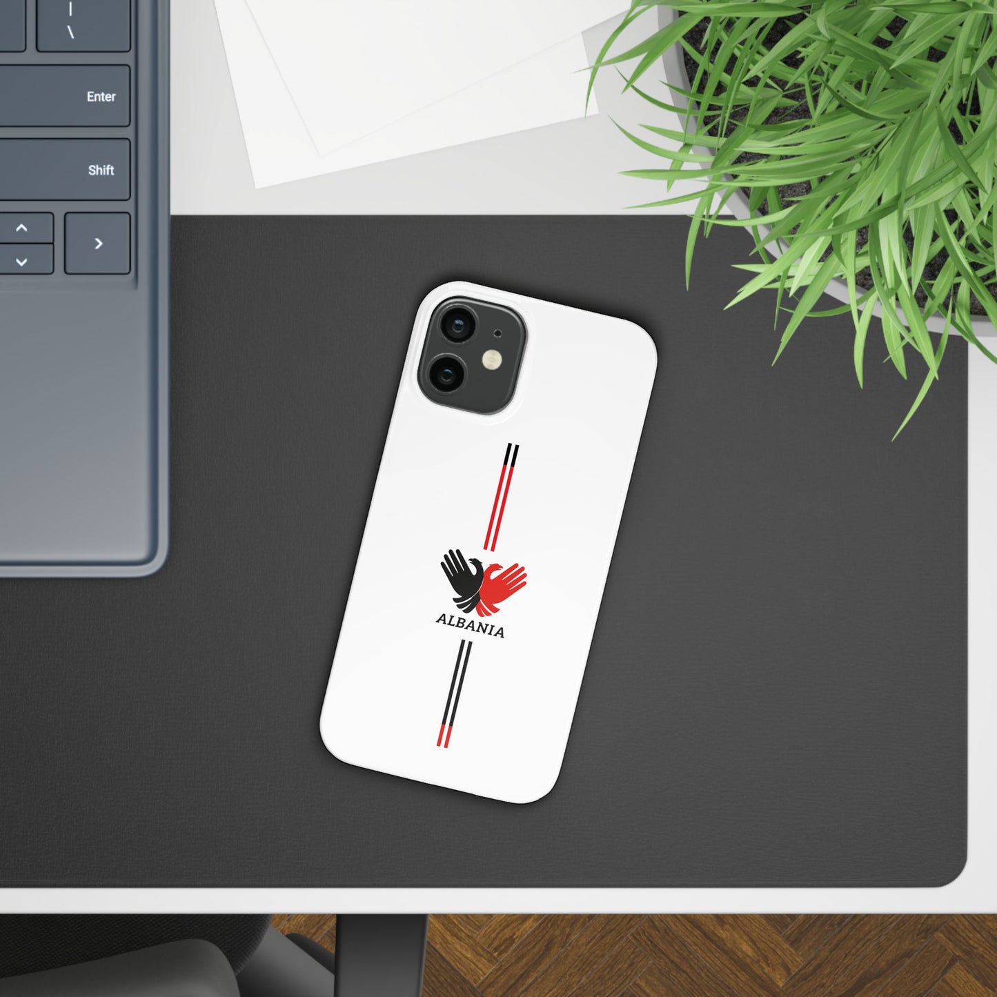 Albania Slim Phone Case | Stylish Mobile Cover, Unique Gift for Travelers, Phone Accessory for Albanian Pride, Home Decor
