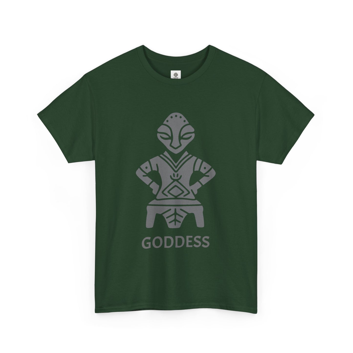 The Goddess On The Throne Cultural Artwork Tee Unisex Heavy Cotton Tee