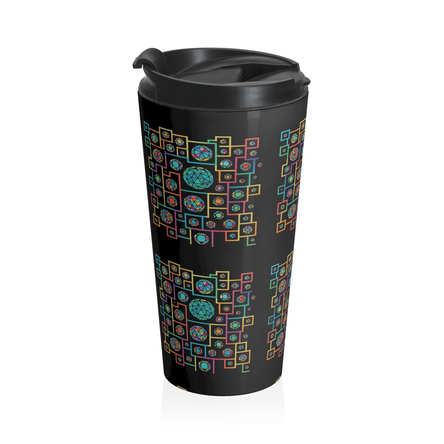 Geometric Heritage Travel Tumbler