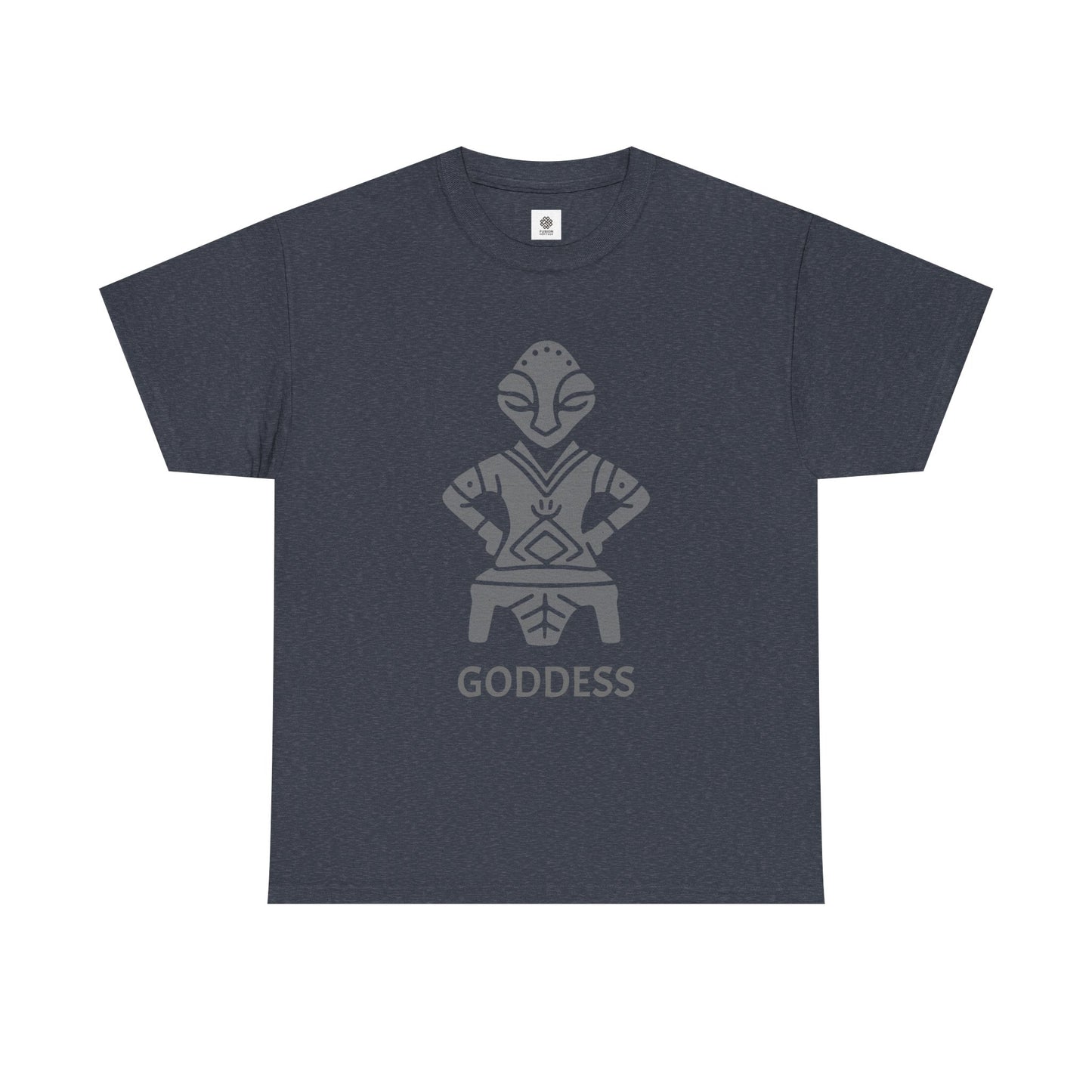 The Goddess On The Throne Cultural Artwork Tee Unisex Heavy Cotton Tee