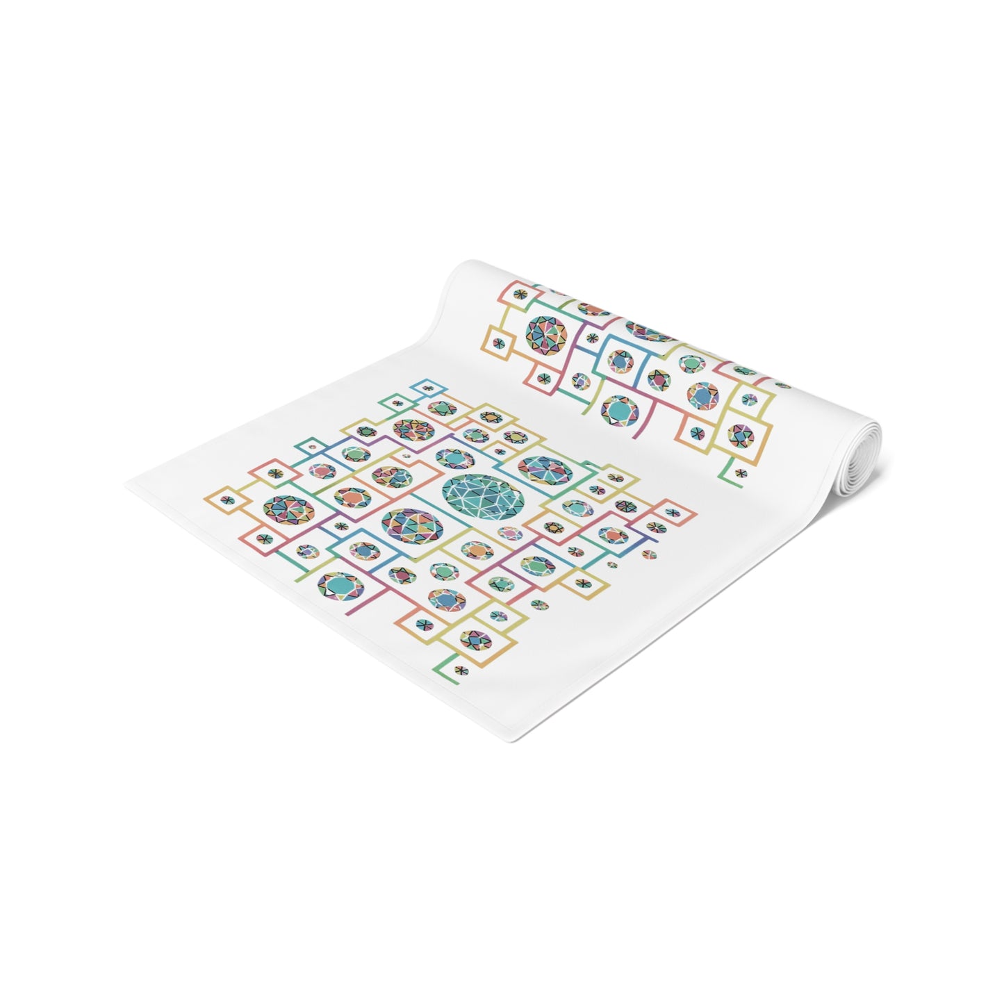 Geometric Heritage Table Runner