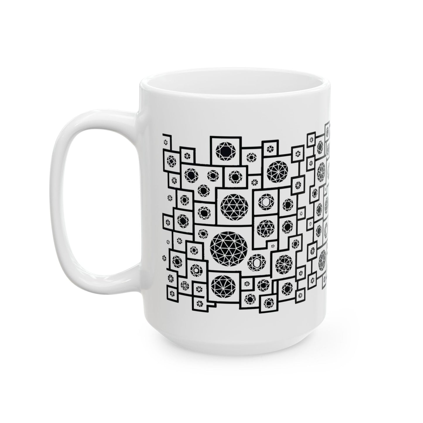 Geometric Heritage Mug - White Edition