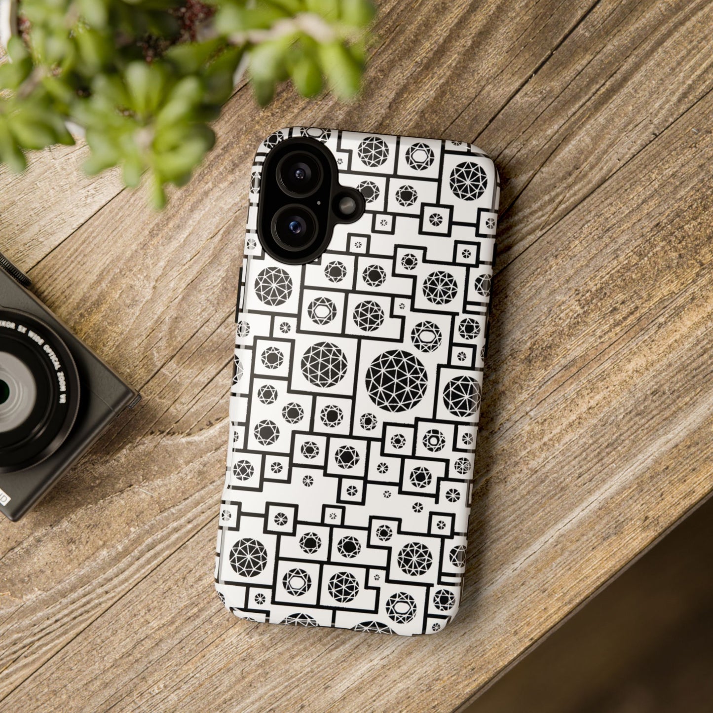 Unique Geometric Phone Case - For iPhone, Google Pixel, and Samsung Galaxy