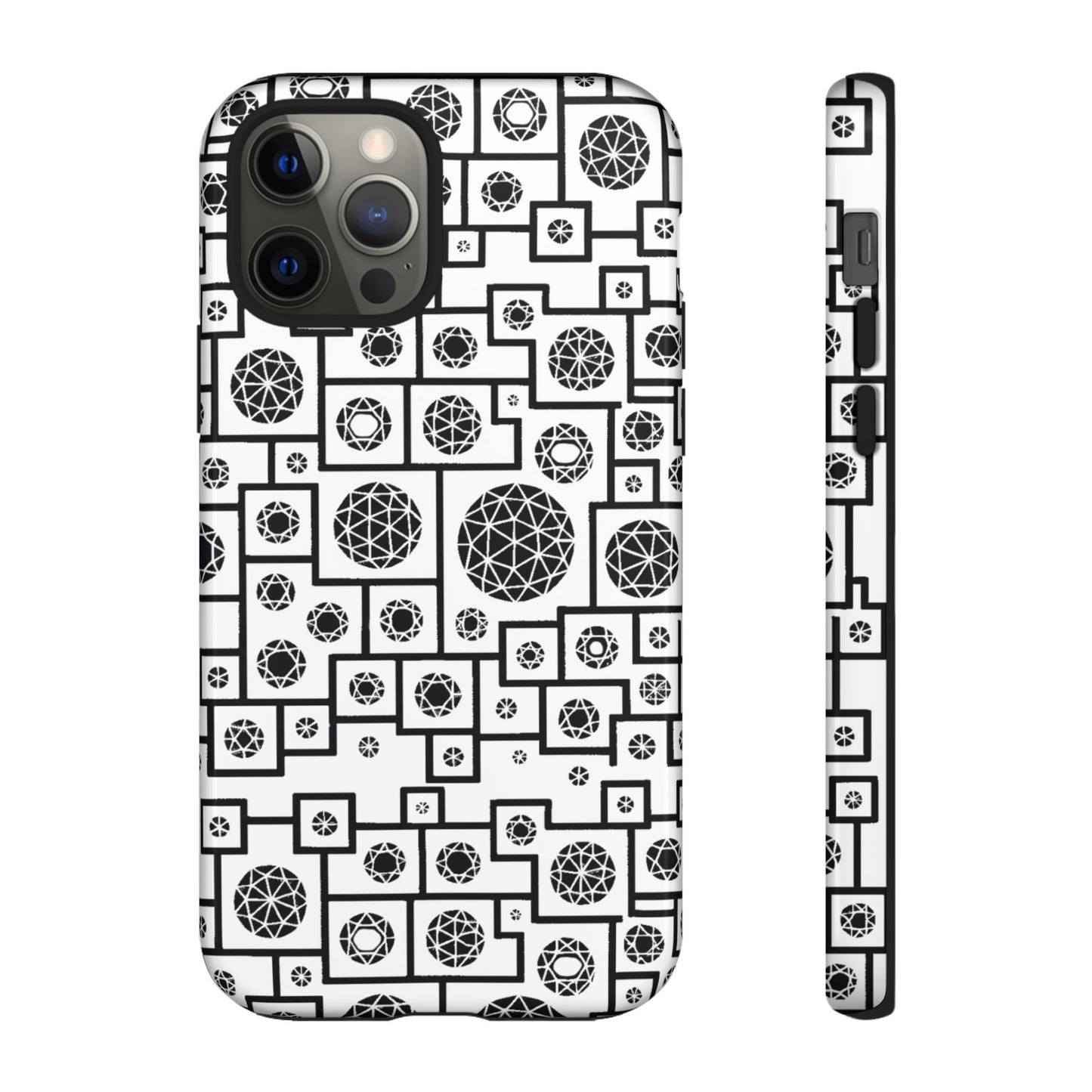 Unique Geometric Phone Case - For iPhone, Google Pixel, and Samsung Galaxy