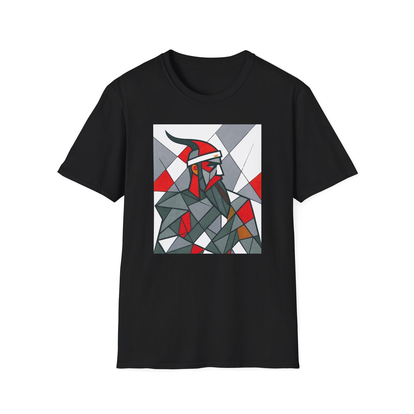 Copy of Skanderbeu Geometric Art T-Shirt, Albanian Hero Tee - Unisex Black
