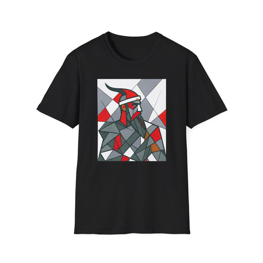 Copy of Skanderbeu Geometric Art T-Shirt, Albanian Hero Tee - Unisex Black