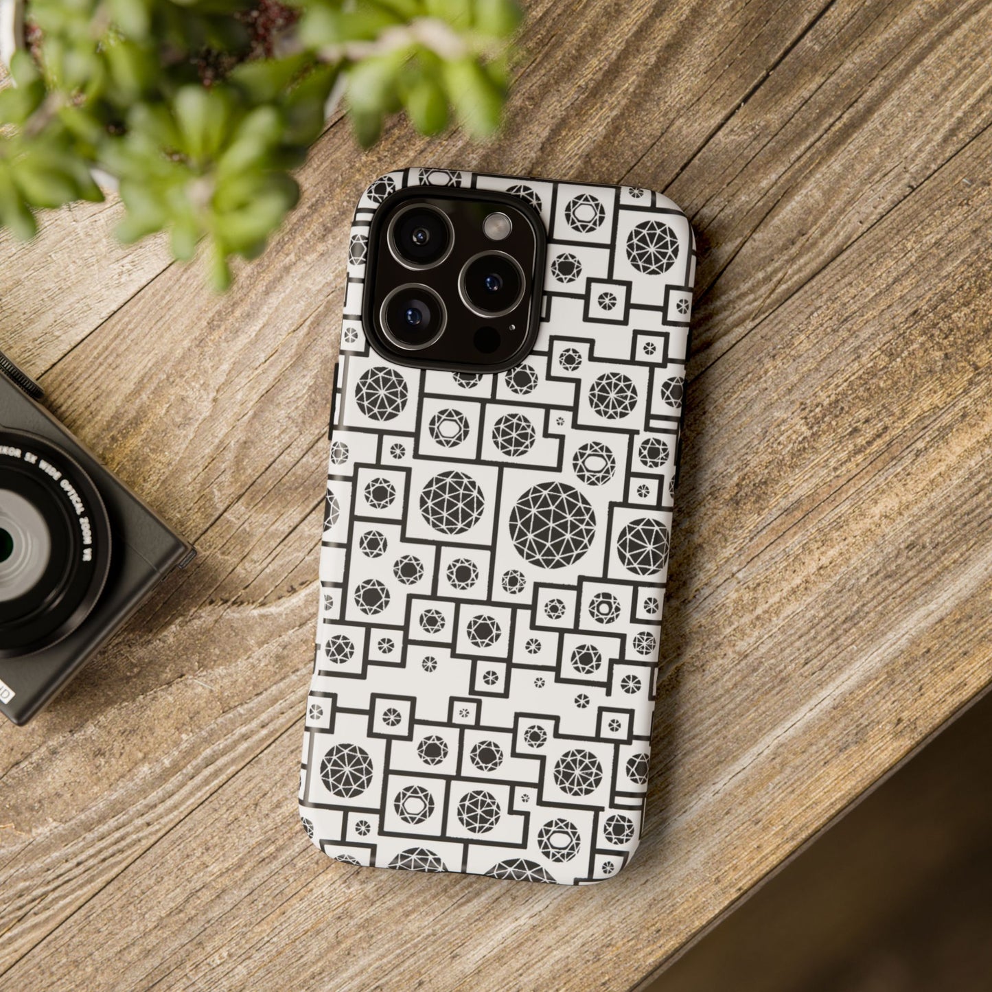 Unique Geometric Phone Case - For iPhone, Google Pixel, and Samsung Galaxy