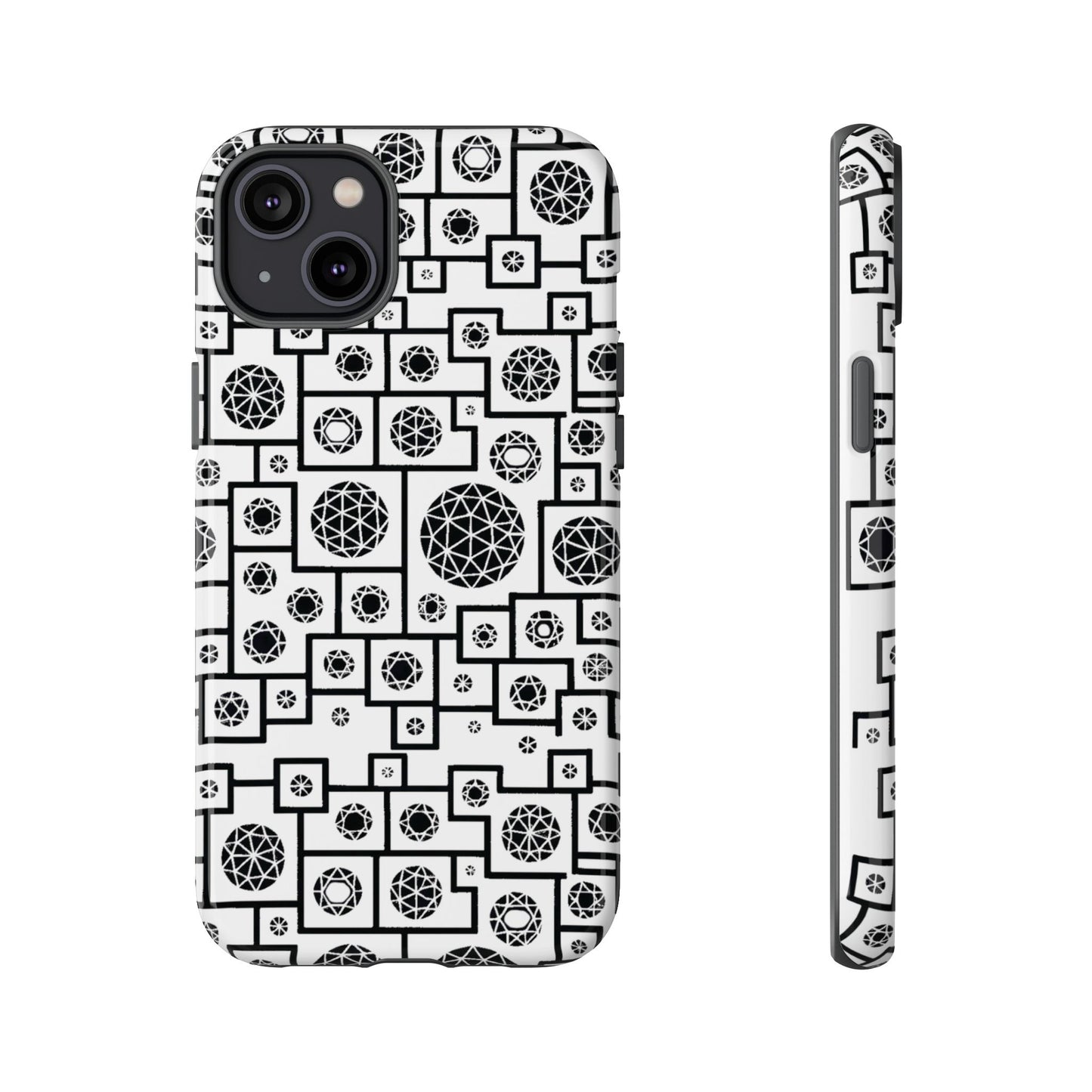 Unique Geometric Phone Case - For iPhone, Google Pixel, and Samsung Galaxy
