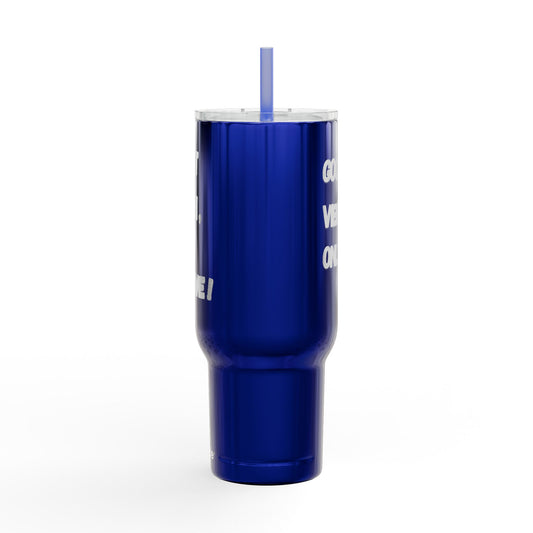 Motivational Insulated Tumbler, 40oz with Lid - Start Fresh, Stay Positive! Perfect for Travel, Gifts and Everyday Use