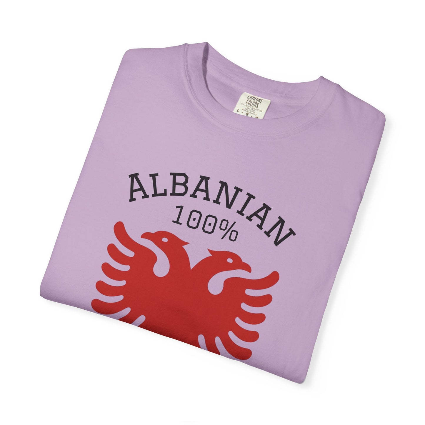 110% Baba - Albanian Dad T-Shirt | Father's Day Gift with Eagle Motif