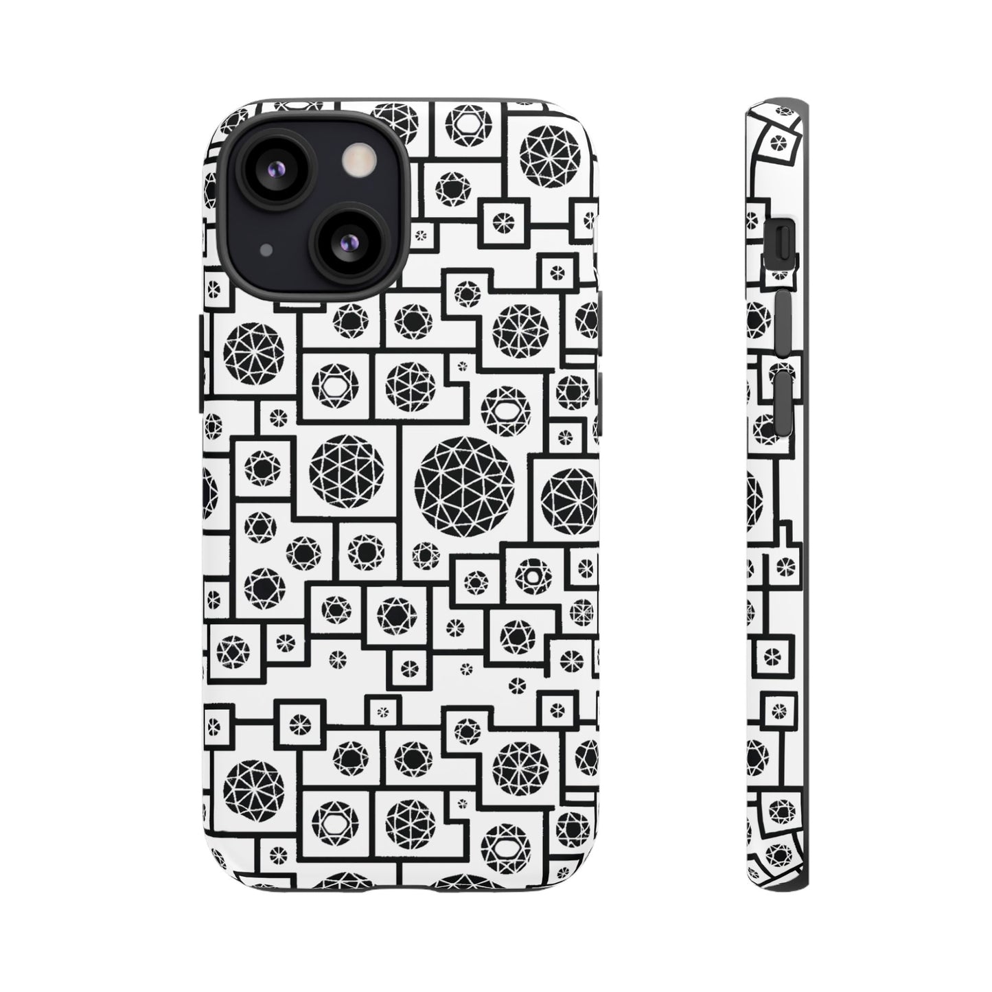 Unique Geometric Phone Case - For iPhone, Google Pixel, and Samsung Galaxy