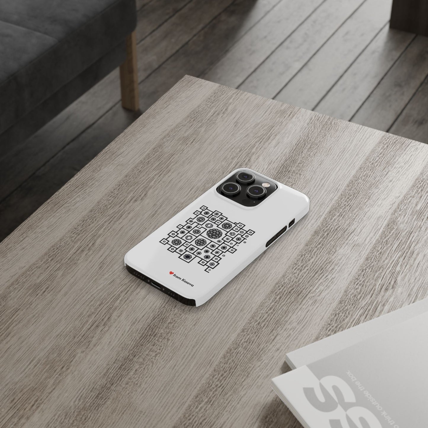 Kosova Love Slim Phone Case For iPhone