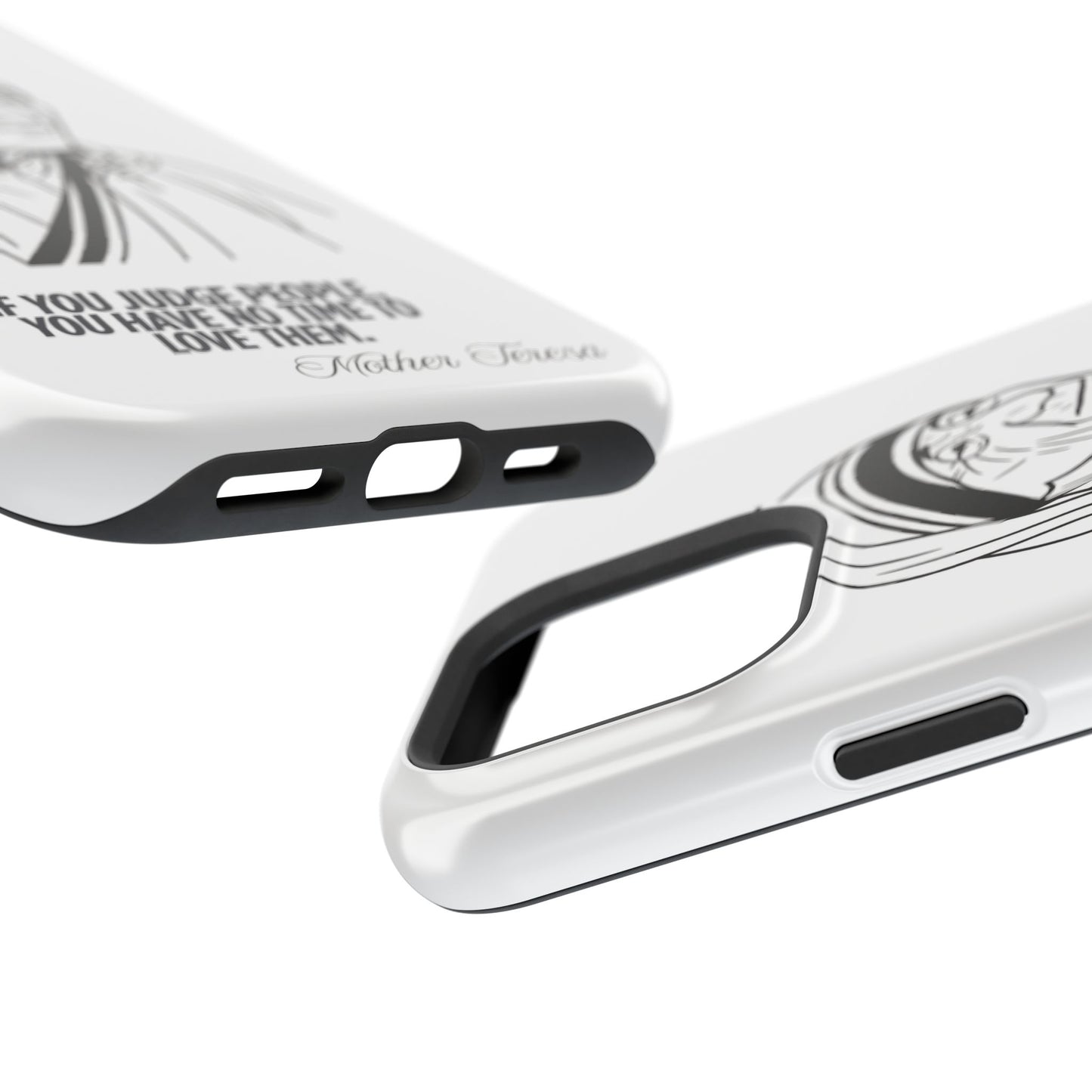 Inspirational Mother Teresa Quote iPhone Case for iPhone 13 to 16 -  Magnetic Tough Cases