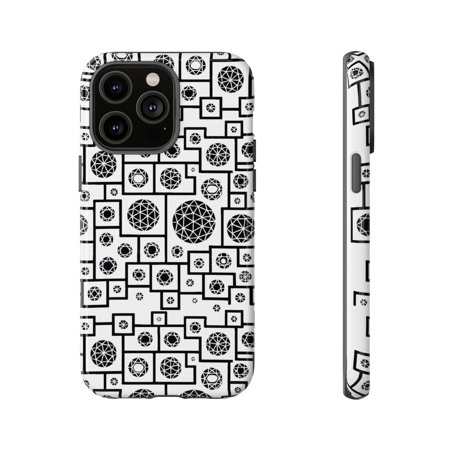 Unique Geometric Phone Case - For iPhone, Google Pixel, and Samsung Galaxy