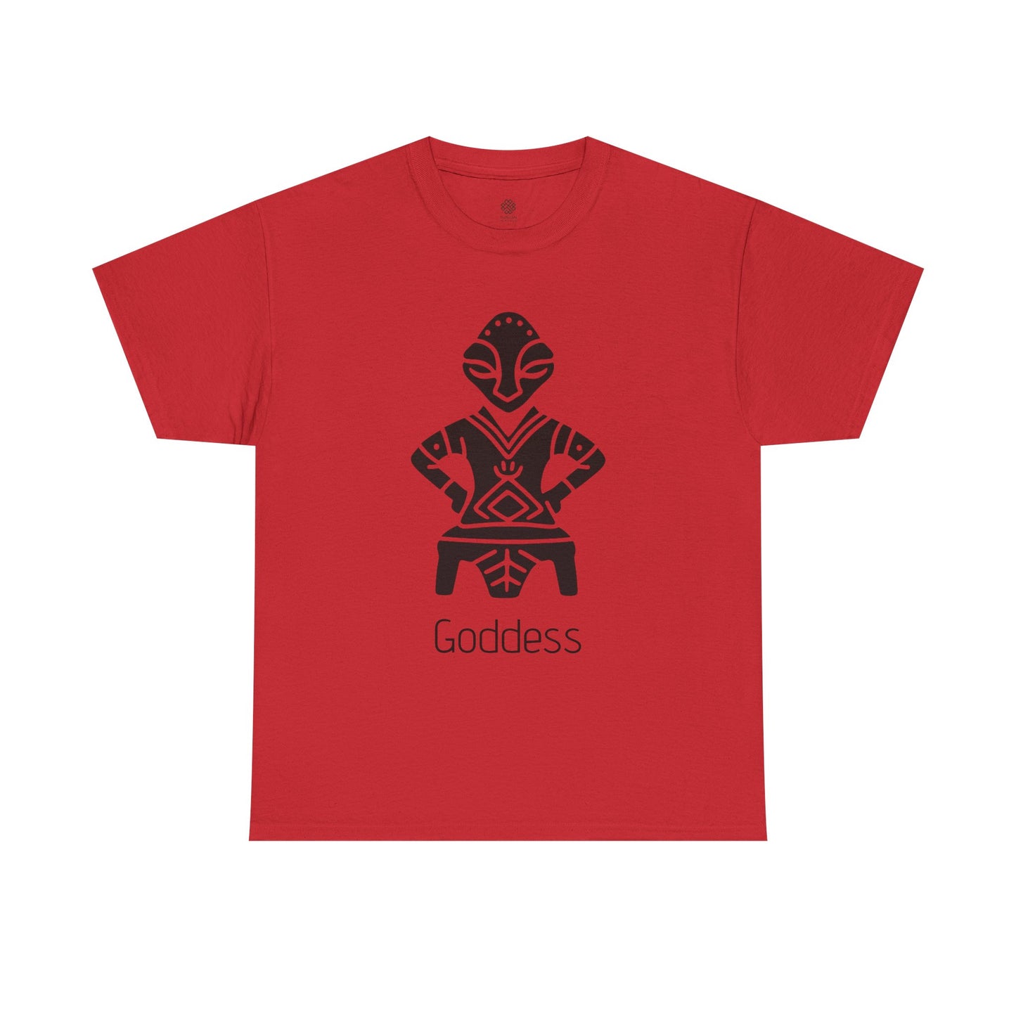 The Goddess On The Throne Cultural Artwork Tee Unisex Heavy Cotton Tee