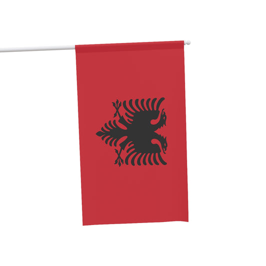 Albanian Flag House Banner, Outdoor Decor, Home Accents, National Pride, Celebration Decoration, Sports Gatherings