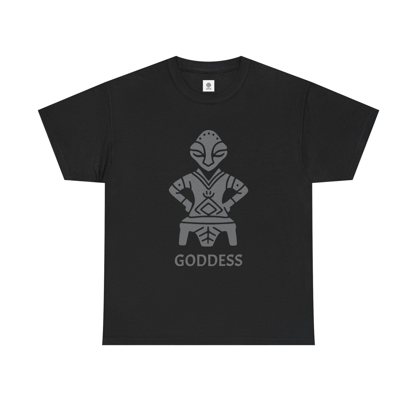 The Goddess On The Throne Cultural Artwork Tee Unisex Heavy Cotton Tee