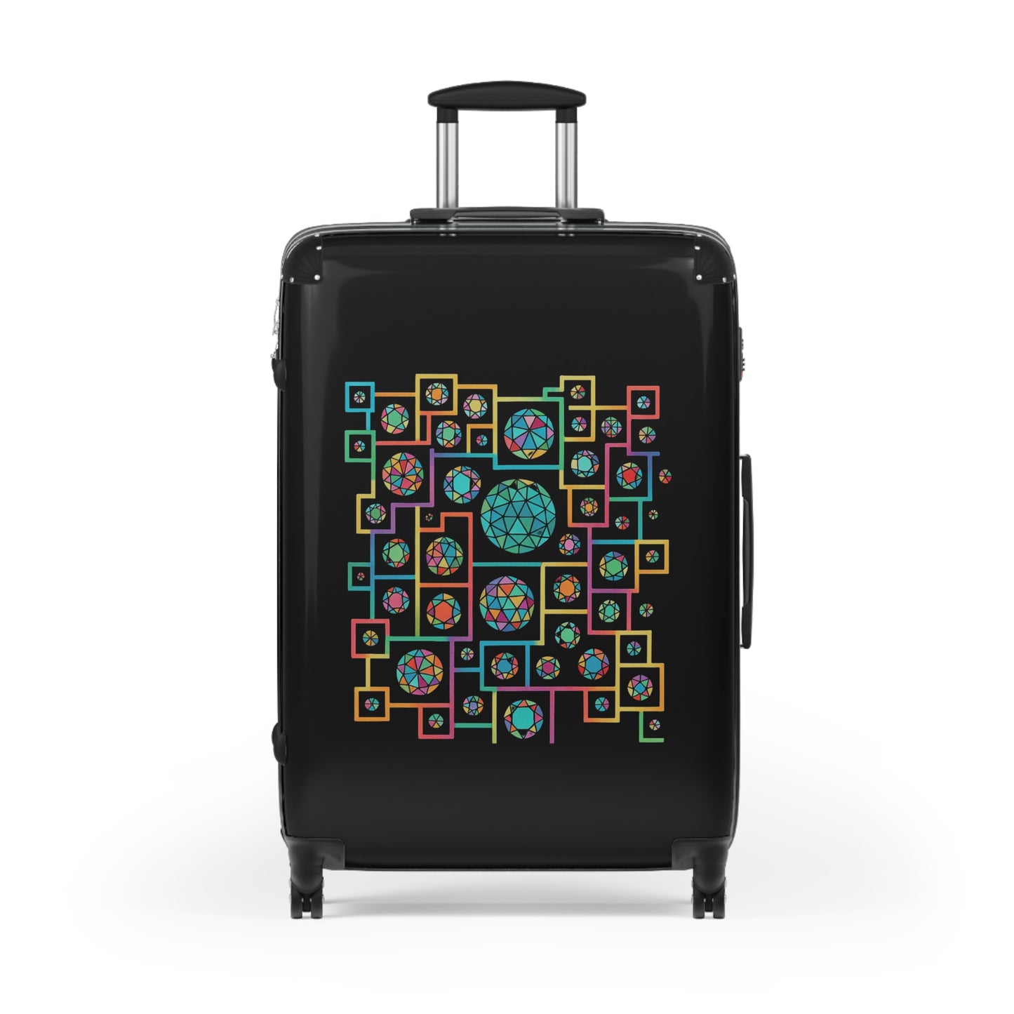 Geometric Heritage Design Suitcase