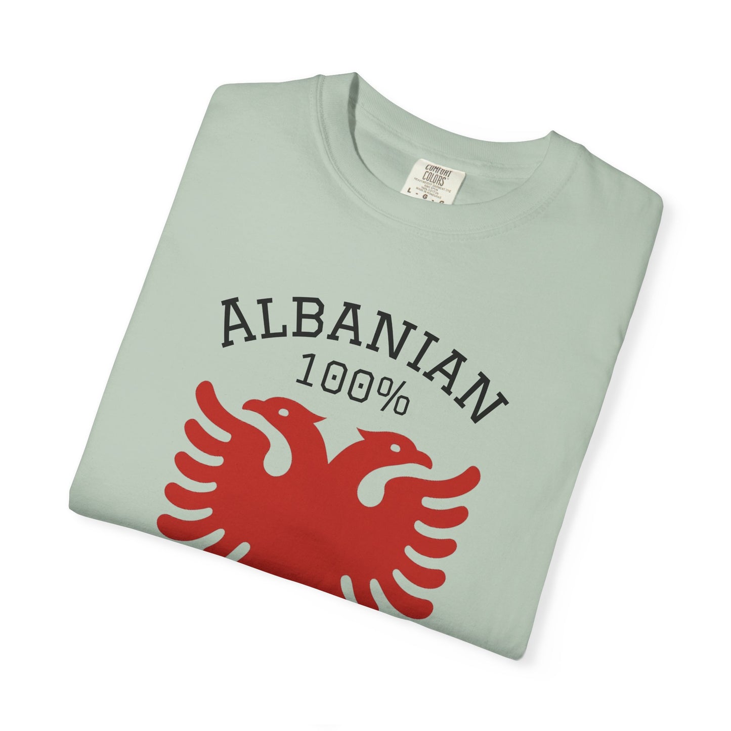 110% Baba - Albanian Dad T-Shirt | Father's Day Gift with Eagle Motif
