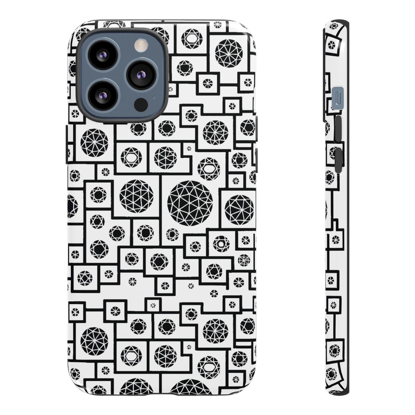 Unique Geometric Phone Case - For iPhone, Google Pixel, and Samsung Galaxy