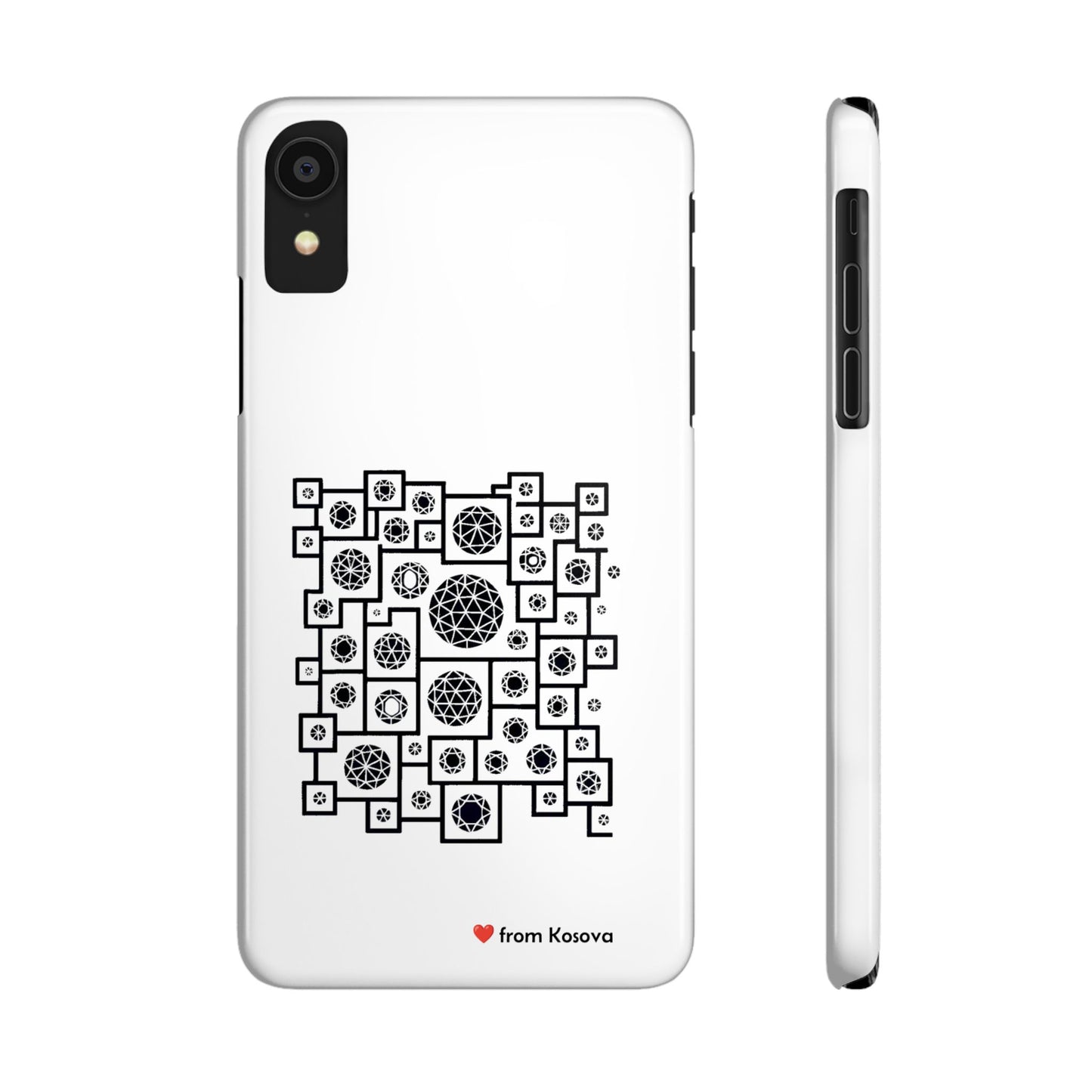 Kosova Love Slim Phone Case For iPhone