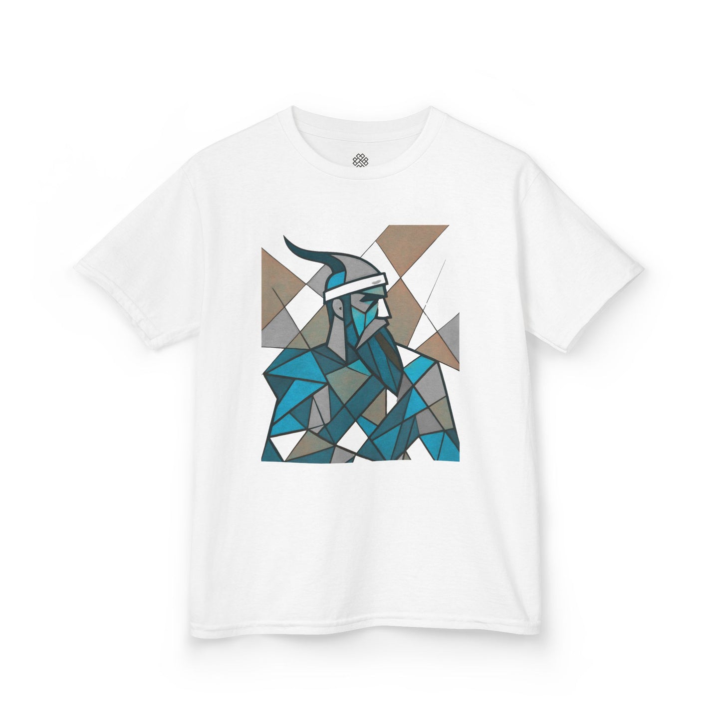Geometric Cotton Tee - Honoring Gjergj Kastrioti Skendrbeu (Kids)