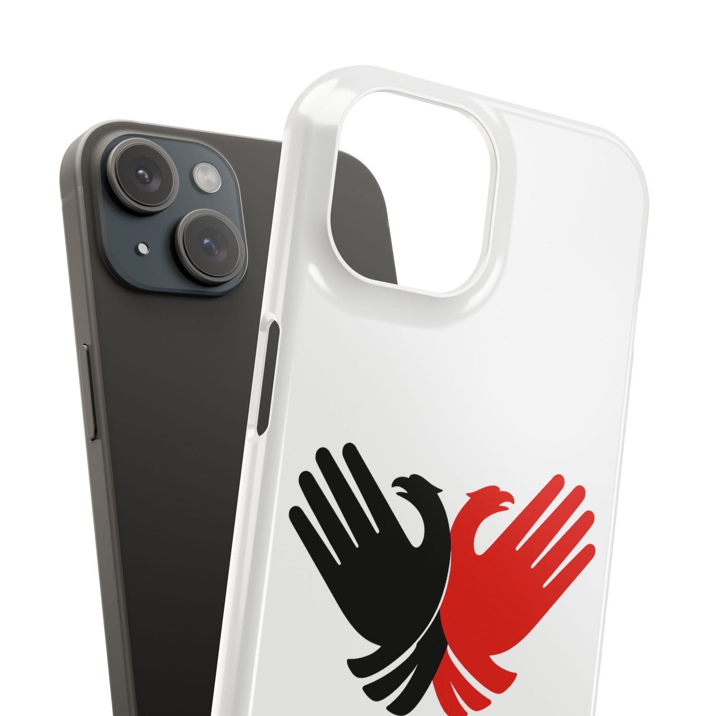 Phone Case, Slim Case with Double Headed Eagle Hands Design, Protective Cover, Thin Case, Eagle Lover Gift, Unique Phone Accessory