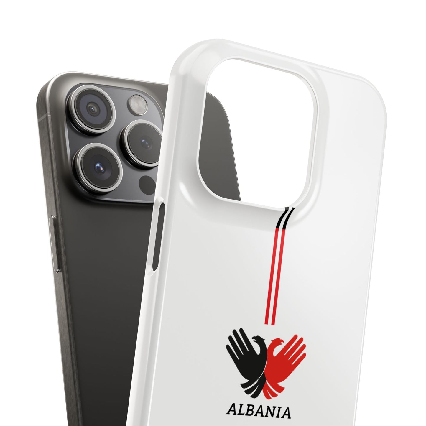 Albania Slim Phone Case | Stylish Mobile Cover, Unique Gift for Travelers, Phone Accessory for Albanian Pride, Home Decor