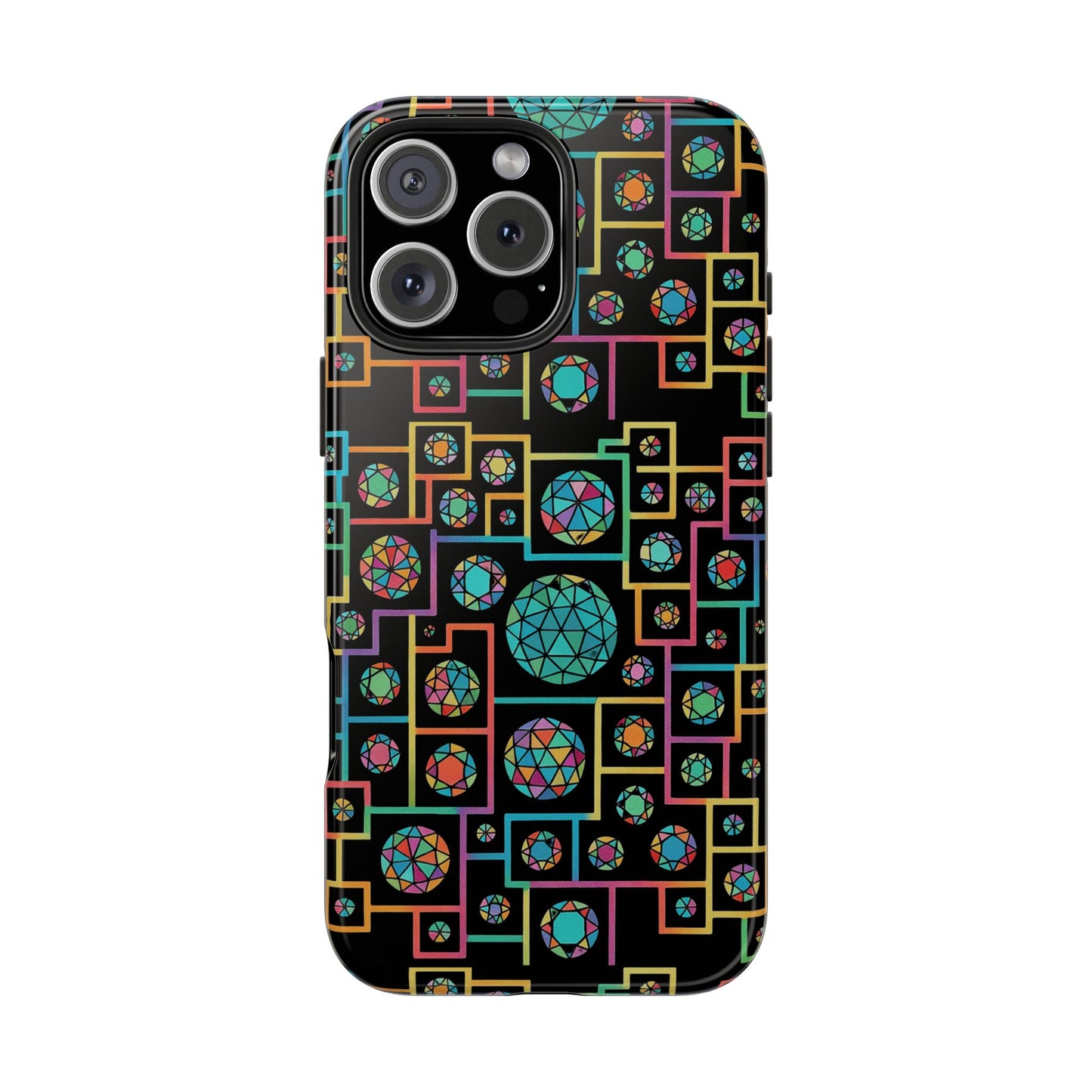 Geometric Dome Inspired Tough Phone Cases