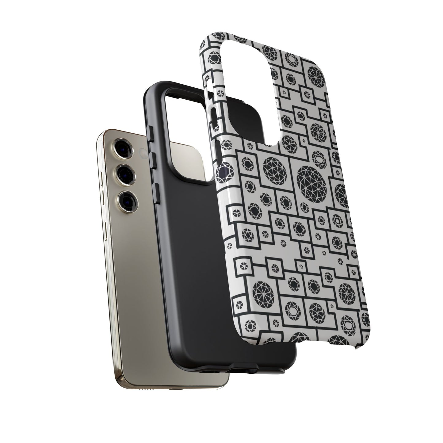 Unique Geometric Phone Case - For iPhone, Google Pixel, and Samsung Galaxy