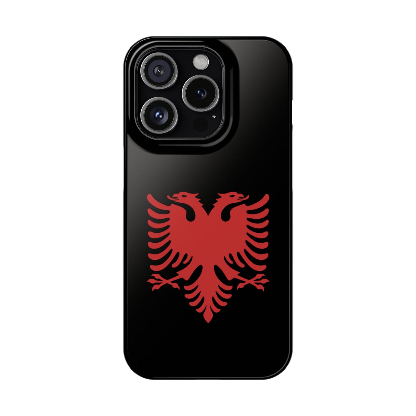Slim Cases - Albania Double Headed Eagle, Albanian Flag Phone Cover, Patriotic Phone Case, National Symbol Gift, Unique Phone Accessories