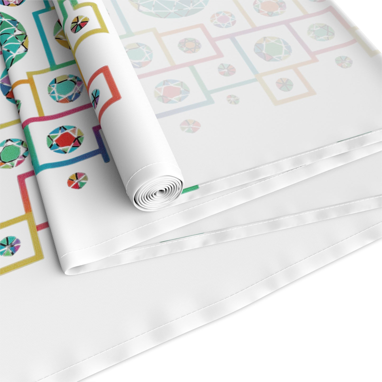 Geometric Heritage Table Runner