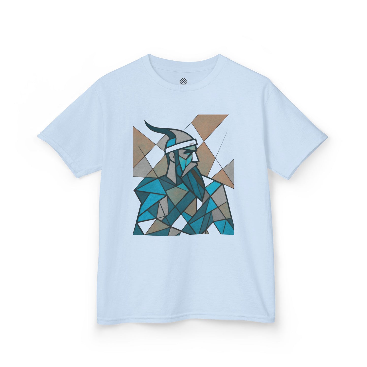 Geometric Cotton Tee - Honoring Gjergj Kastrioti Skendrbeu (Kids)