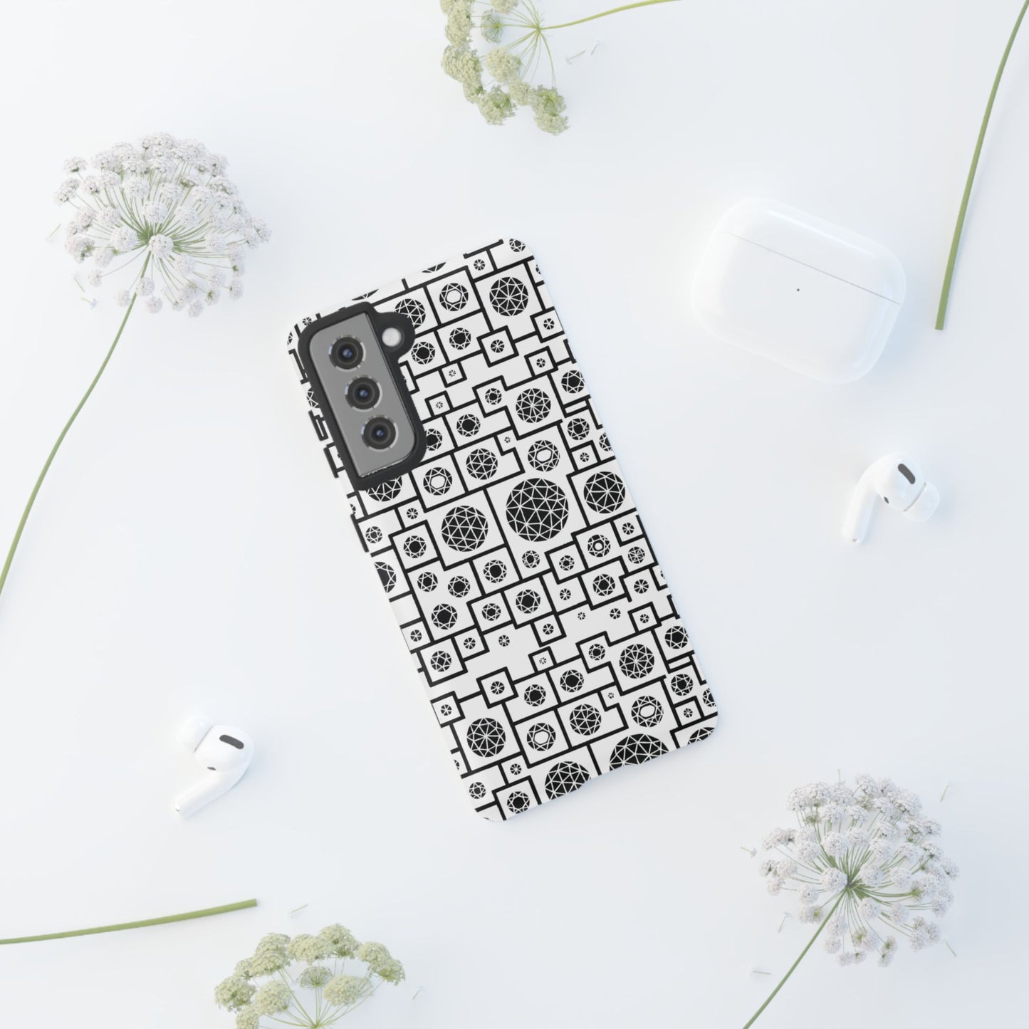 Unique Geometric Phone Case - For iPhone, Google Pixel, and Samsung Galaxy